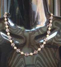 Collana girocollo vetro - collana, anni