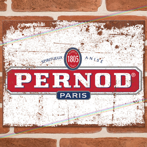 Pernod insegne metallo uomo - insegne,