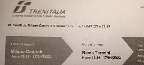 Vendita biglietti treno milano - biglietti,