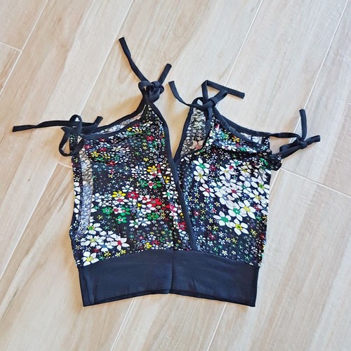 Top estivo floreale - crop,