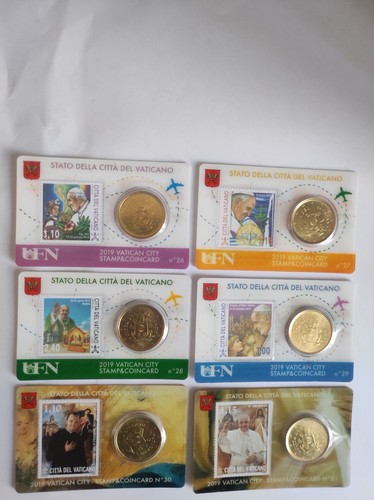Stamp coin card vaticano - 6,