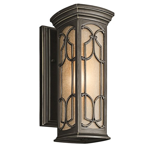 Applique marrone alluminio