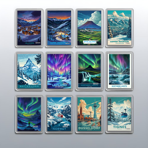 Acrylic travel city holiday - acrylic,