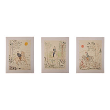 Scene equestri tre - -,
