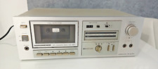 Lettore Cassette Deck Nordmende CD980 Argento Stereo HIFI Vintage