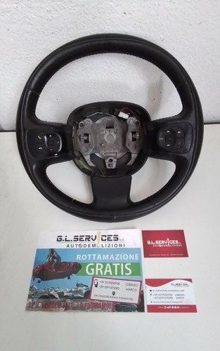 Volante sterzo nero - nero, pelle