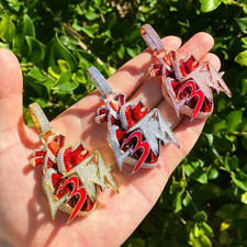 Catena Ciondolo 5AAA+ CZ Ice