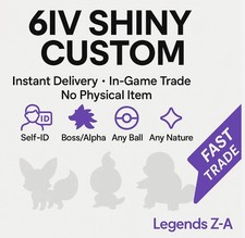 Personalizzato Pokémon Leggende ZA Shiny 6IV Self-ID Mega Evoluzione OGGETTO PIÙ ECONOMICO SU EBAY