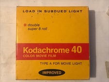 film kodachrome 40 Double Super 8 Roll Type A KMA 580 P Non Ouvert