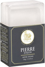 Osma Bloc D’Alum Pietra in Allume Di Potassio (Allume Di Rocca) 100Gr in Cofanet