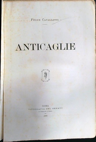 Anticaglie cavallotti felice - anticaglie,