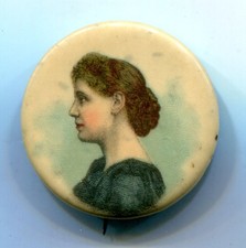 Winnie Davis, Figlia di Jefferson Davis Vintage Pulsante Pinback