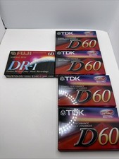 Cassette Tape Lot (5) Blank