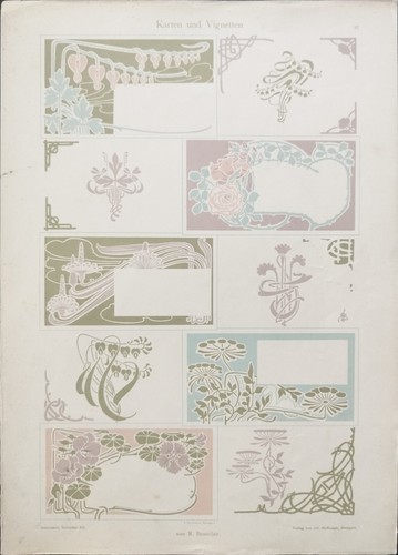 Antica stampa colori 1900 - stampa,