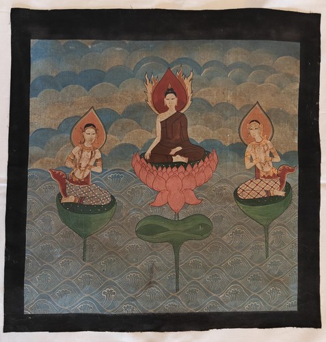 Pittura buddista thangka - buddista,