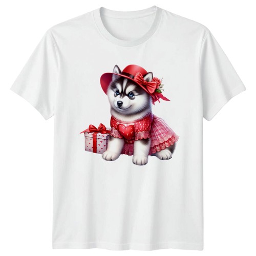 Shirt uomo husky cucciolo - t-shirt,