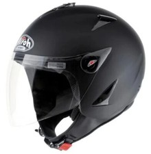 CASCO MOTO JET AIROH JT COLOR MATT BLACK NERO OPACO PICCOLO E LEGGERO  TG XS