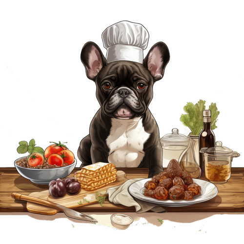 Bulldog francese cane auto