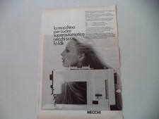 advertising Pubblicità 1974 MACCHINA PER CUCIRE NECCHI 565