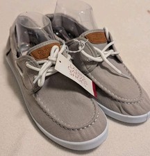 Scarpe da barca donna in tela