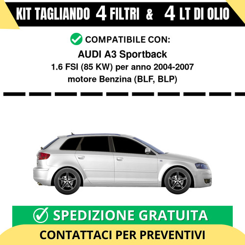 Tagliando per audi - audi, a3