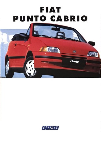 Fiat punto cabrio depliant - fiat,