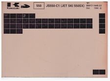 Microfiche Catalogo ricambi Kawasaki  JS550-C1 JET SKI 550SX  99917-1445-01