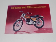 OSSA 250 EXPLORER DEPLIANT BROCHURE PROSPEKT MOTO (S5)