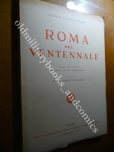 Roma nel ventennale piano - roma,