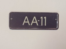 figure CAR PLATES AROUND THE