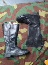 STIVALI POLIZIA STRADALE E MOTOCICLISTA REPARTO A CAVALLO TG 40 FUORI ORDINANZA 