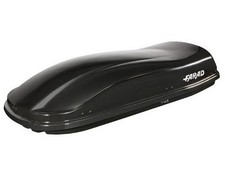 BOX AUTO DA TETTO FARAD 480 LT NERO LUCIDO F3 - BAULE PORTAPACCHI