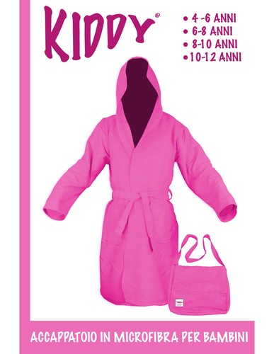 Accappatoio tecnico kiddy - accappatoio,