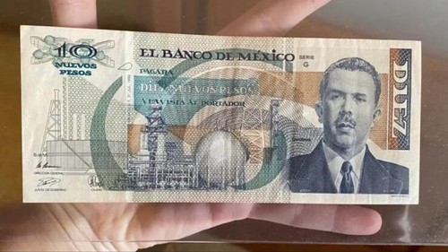 Messico pesos 1992 serie g - messico,