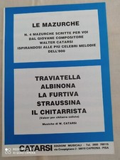 WALTER CATARSI "LE MAZURCHE N° 4" - FASCICOLO 5 SPARTITI - EDIZIONI CATARSI