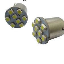 10  leds  8 smd  ba15s (#89)   pour  tout flipper (blanc chaud) PINBALL LED