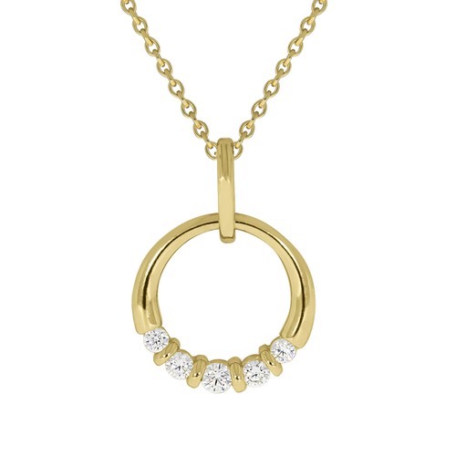 Ciondolo celesta oro con - celesta,