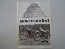 advertising Pubblicità 1980 MOTO MONTESA COTA 123/349 TRIAL