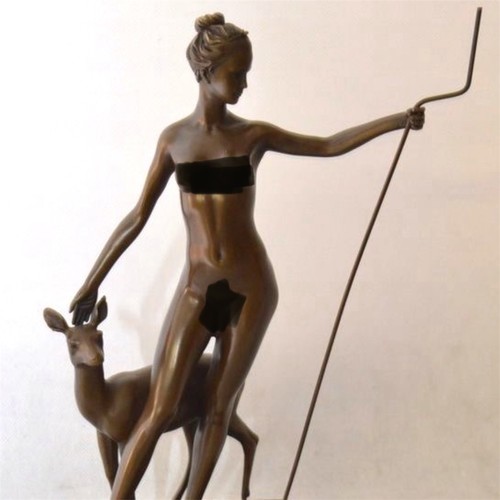 Statua donna bronzo - , doe