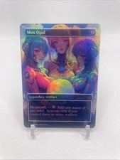 Mox Opal Foil Waifu Playtest Style - EDH / Commander Mtg Magic The Gathering