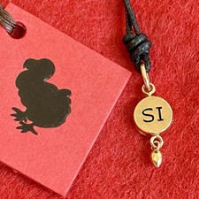 Dodo Pomellato Collana Ciondolo Si E No Oro Rosa Unisex Raro Introvabile Origina