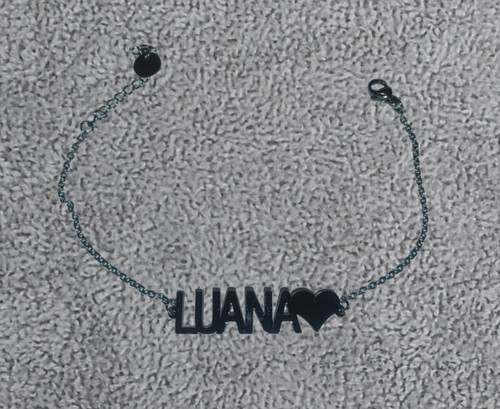 Bracciale con nome luana - bracciale, in