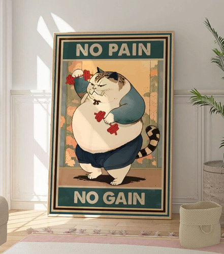 Poster insegna gatto - poster,