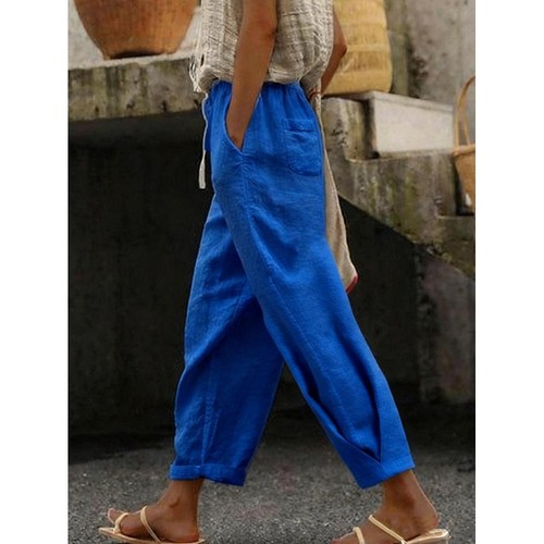 Pantalone donna cotone
