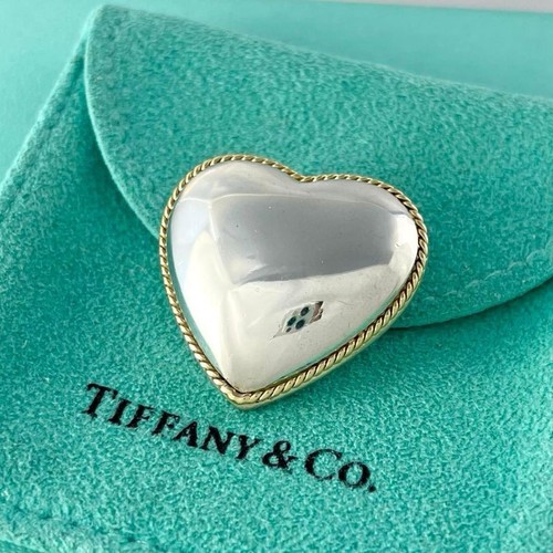 Spilla cuore tiffany oro - cuore, 18