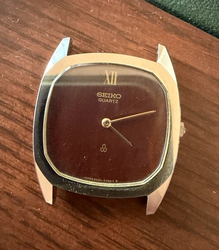 Seiko 6020 5260 brown - seiko, sardonyx