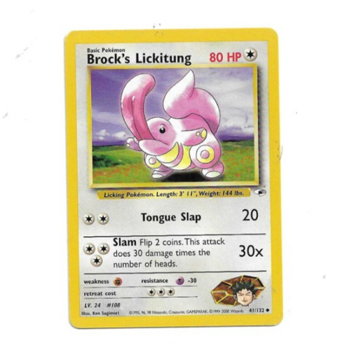 Pokemon carta brock - carta, brock´s