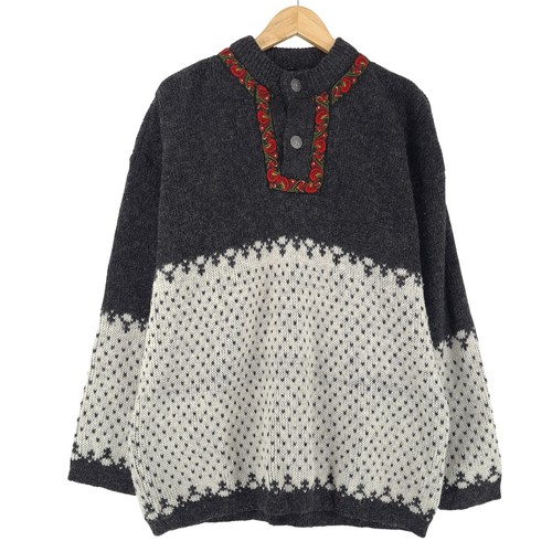 Maglione nordico - , lana