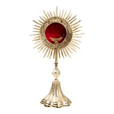 Squisito reliquiario dorato