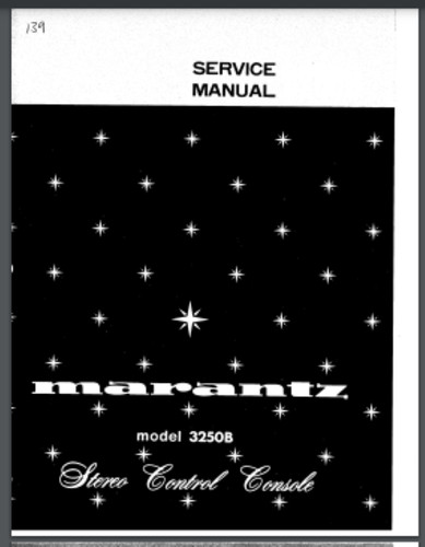 Marantz 3250b console - marantz,